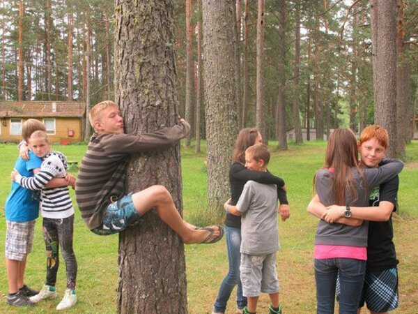 Trees Are Just as Good as People When it Comes to Hugs