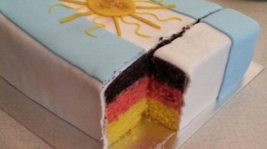 Evil World Cup Cake Argentina Germany