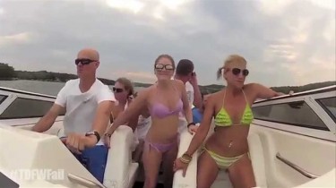 Turn Down For What Fail - Bikini Girls Boat Crash Remix