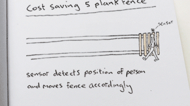 Cost Saving 5 Plank Fence