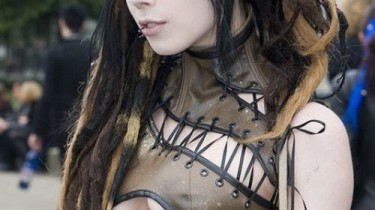 Legendary Steampunk Underboob at Burning Man