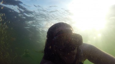 Selfie Taken with a Shark in the background