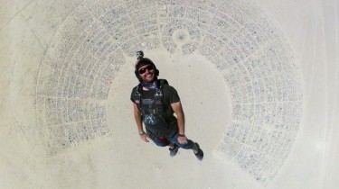 Skydiving Into Burning Man 2013