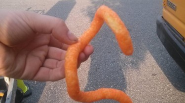 The Longest Cheese Puff You Will Ever See