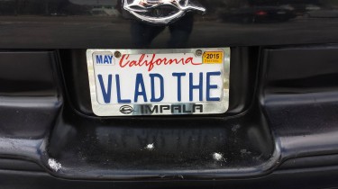 Vlad the Impala License Plate California