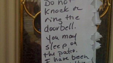 A Note From Parents After Missing Curfew