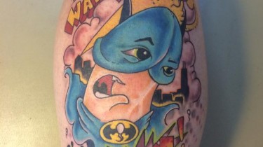 Introducing Bruce Wang- The Incredible Batman Penis Tattoo