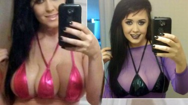 Jasmine-Tridevil-three breasted womanin a bikini top