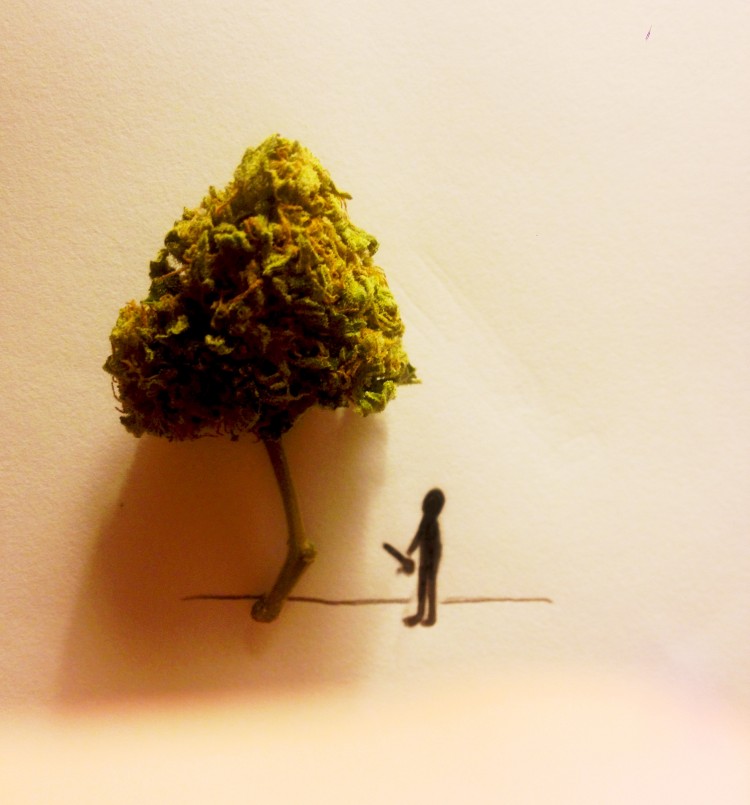 The Great Tree Marijuana Drawing
