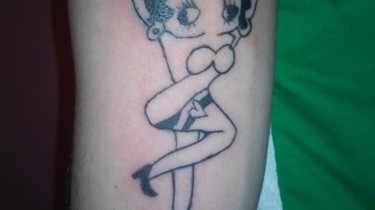 Worst Betty Boop Pinup Tattoo Ever