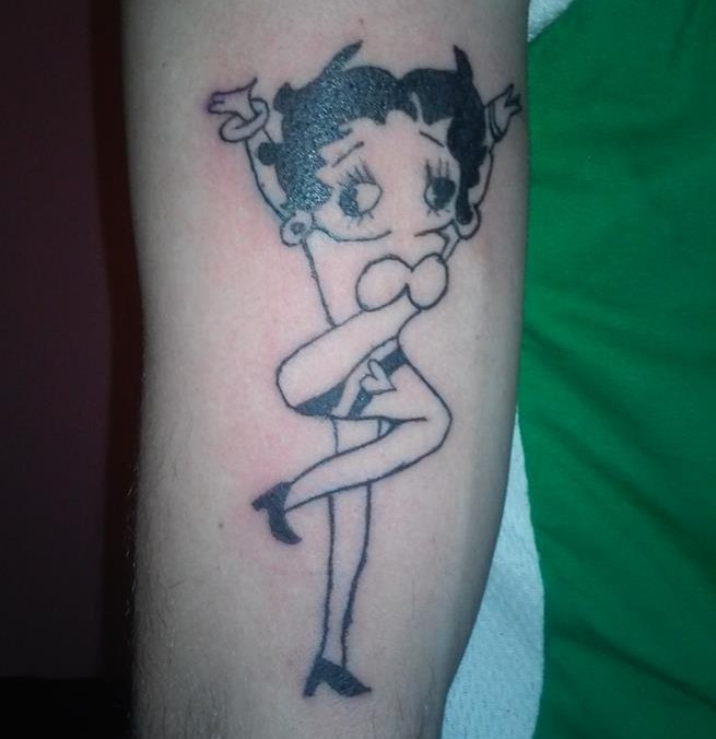 Worst Betty Boop Pinup Tattoo Ever