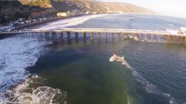 allen sarlo shoots the pier