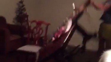 Cowboys Fan Destroys His Place