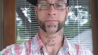 God > Me, Satan is a Punk Face & Neck Tattoo