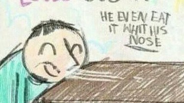 My Daddy Really Loves Sugar. He Even Eats it With His Nose