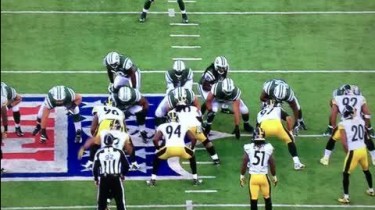 Steelers Mike Mitchell Tries to Jump Over Jets Victory Formation, Gets Body-slammed by Nick Mangold