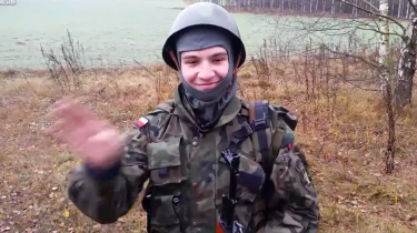 man messes with sniper